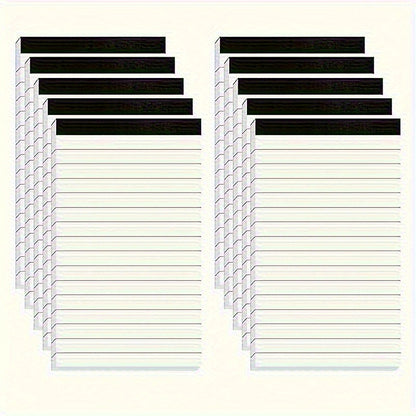 5/10pcs All-Purpose Note Pads - 3x5 Inch Lined Memo Pads, 30 Sheets Each - Ideal for School, Office, Back to School Supplies, Notebooks, Aesthetic School Supplies