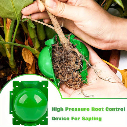 Tree Root Growing Box – High Pressure Plant Propagation Tool, Air Layering Pods and Grafting Ball Device for Plant Cuttings and Seedlings