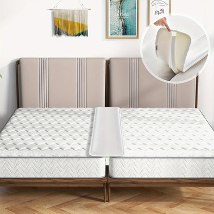 12" Extra Wide Maxmass Bed Bridge – Twin XL to King Converter Kit with Strap and Gap Filler for a Comfortable, Secure Sleeping Experience