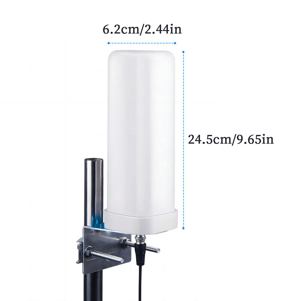 6000 Miles HDTV Outdoor Antenna - 1080P and 4K Digital TV Signal Booster with 360° Amplified Reception