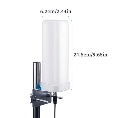 6000 Miles HDTV Outdoor Antenna - 1080P and 4K Digital TV Signal Booster with 360° Amplified Reception