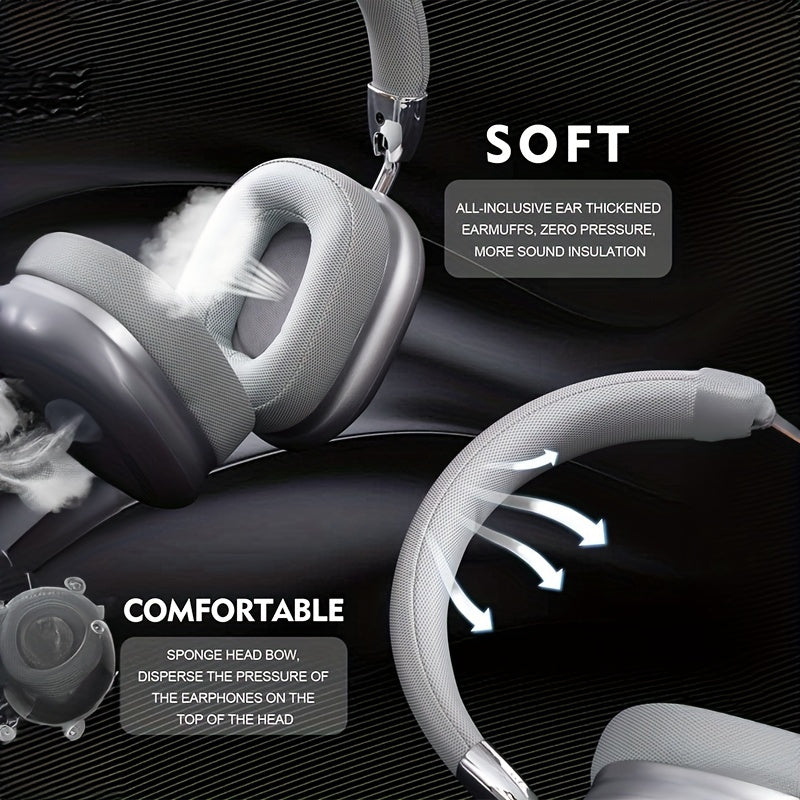 Ultra Wireless Noise Cancelling Headphones with Spatial Audio, Microphone, Fast Charging, Lightweight, Comfortable and Foldable Design