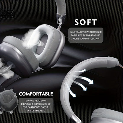 Ultra Wireless Noise Cancelling Headphones with Spatial Audio, Microphone, Fast Charging, Lightweight, Comfortable and Foldable Design