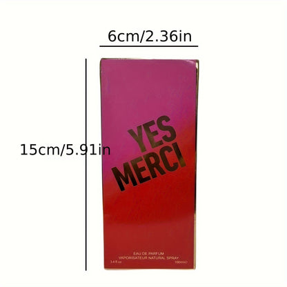 YES MERCI Ladies EDP 3.4oz, Elegant Fragrance for Women