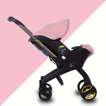Multifunctional High Landscape Folding Baby Stroller - Ideal for Shopping, Outdoor & Indoor Use