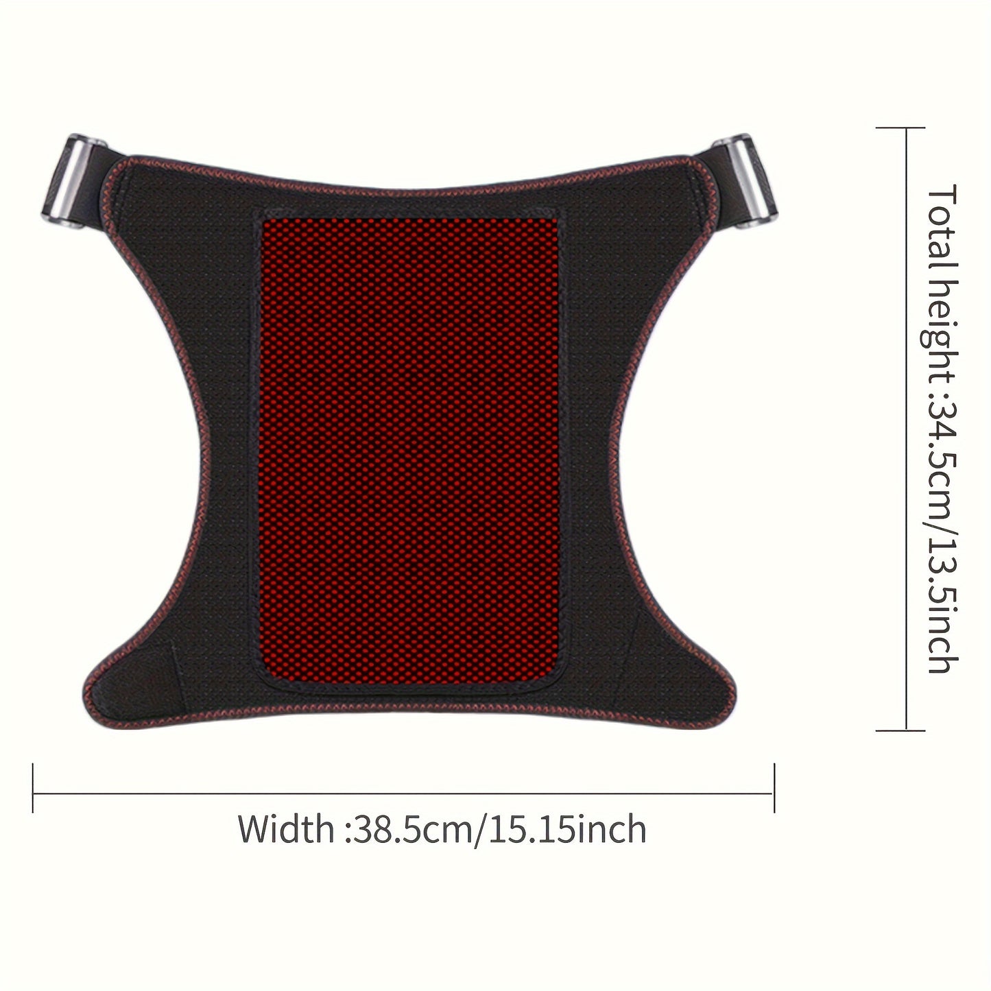 USB Electric Heated Hip Brace – Thermal Compression with Vibration Massage, Thigh Support and Groin Wrap (1pc)