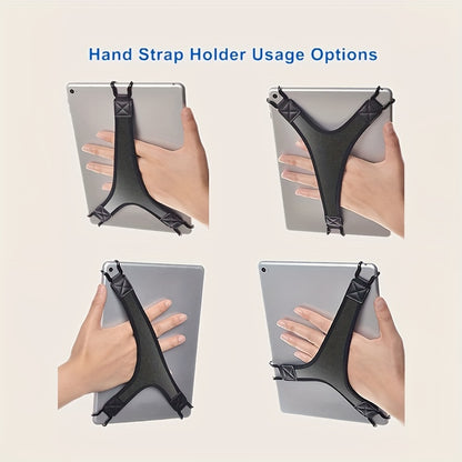 Creative iPad Tablet One-Handed Operation Fixed Belt – Fall-Proof Triangle Elastic Non-Slip Bracket