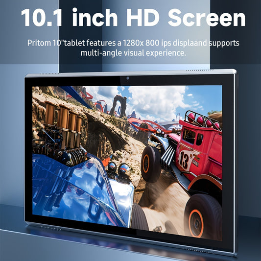 PEICHENG 2024 New 10 Inch Android 14 Tablet - 2GB+4GB RAM, 32GB ROM + 1TB Expandable, RK3326S Quad-Core, Dual-Band 2.4G/5G WiFi, GMS Certified IPS Touch Screen