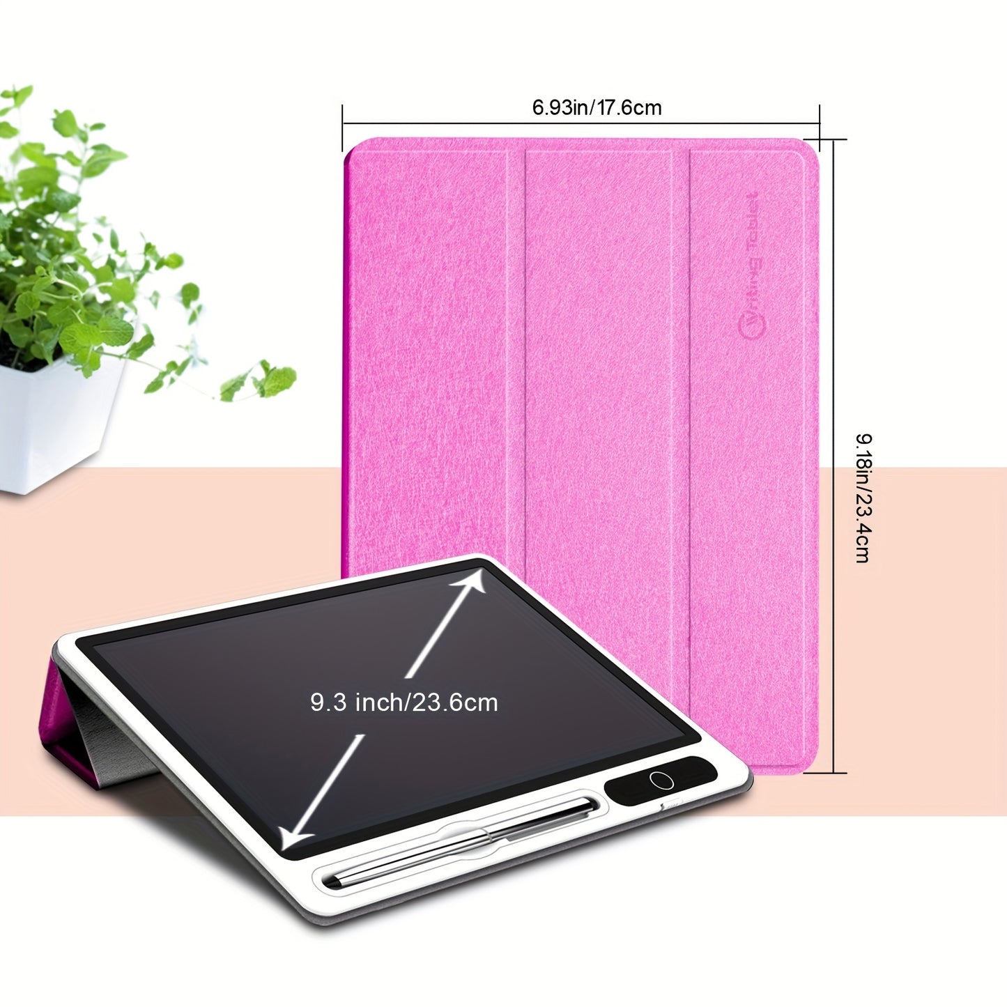 InnoreBorat LCD Notebook - Unleash Your Creativity with Digital Drawing Pad and Faux Leather Case!