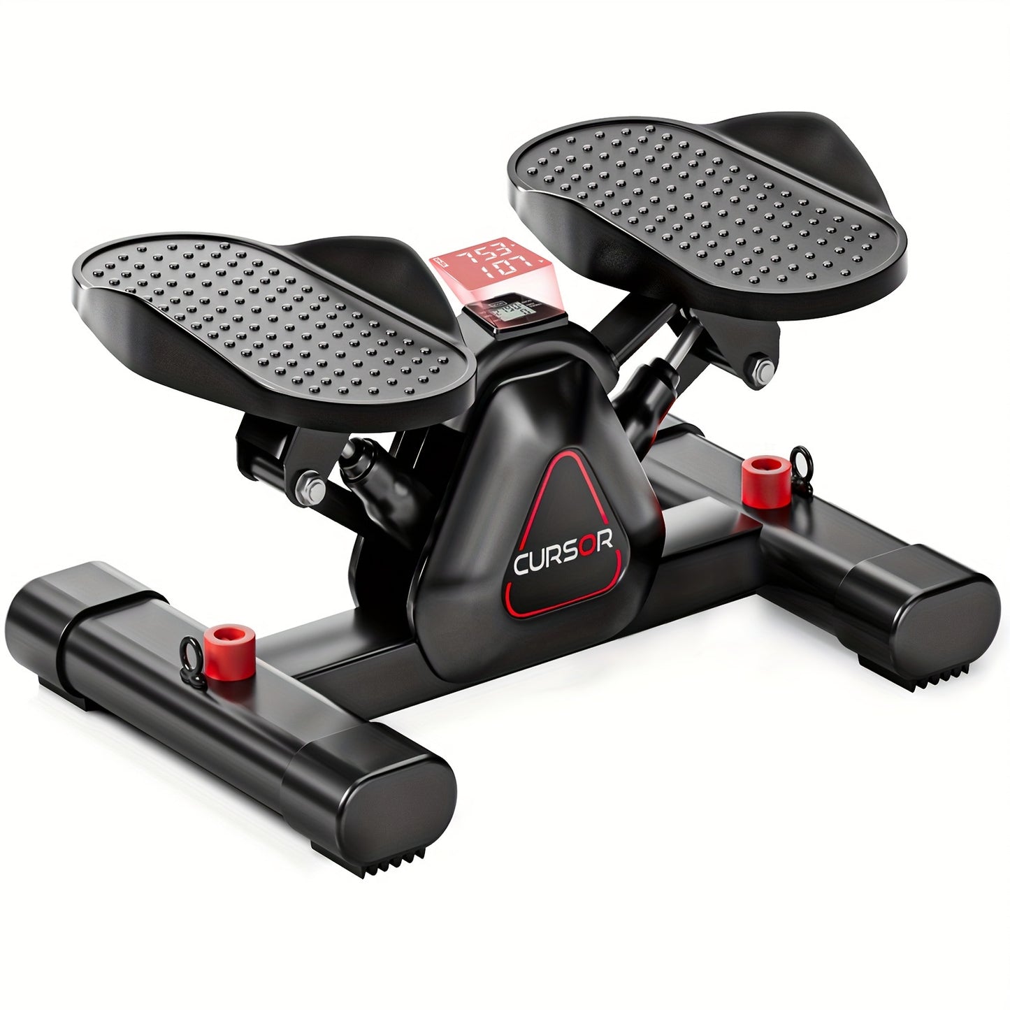 300 LBS Capacity Mini Twist Stepper – Dual Resistance Bands, Full Body Cardio Workout for Home Exercise