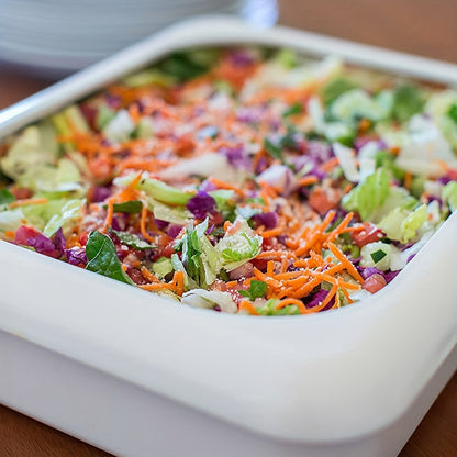 Portable Casserole Tableware - Indoor and Outdoor Picnic Box for BBQ, Baked Rice, and Clay Pot Dishes - Fresh-Keeping Silver Foil Pan