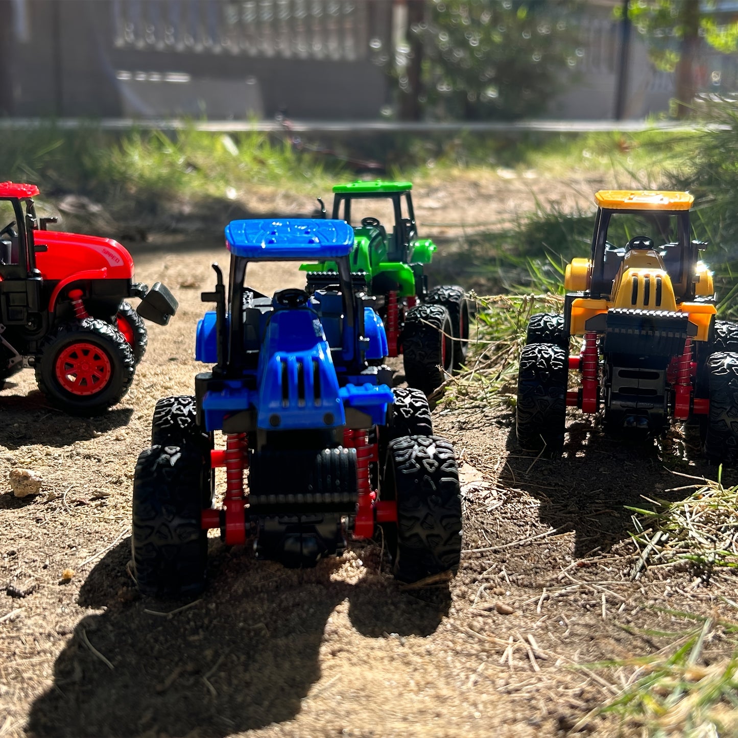 Farmer Stunt Car - Inertia Four-Wheel Drive with Shock Absorbers & Thickened Tires - 360° Rotation, Off-Road Sliding Toy Car - Ideal Halloween Gift