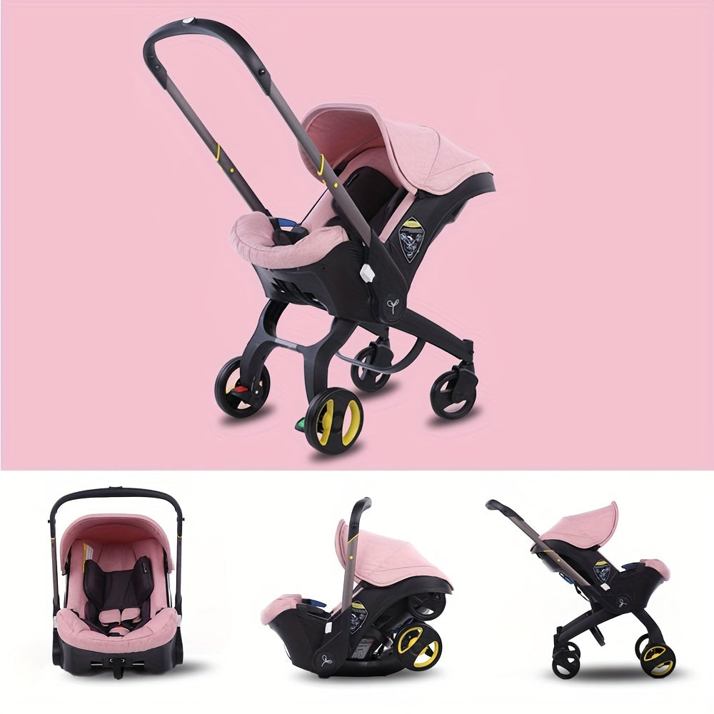 Multifunctional High Landscape Folding Baby Stroller - Ideal for Shopping, Outdoor & Indoor Use