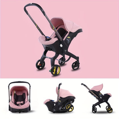Multifunctional High Landscape Folding Baby Stroller - Ideal for Shopping, Outdoor & Indoor Use