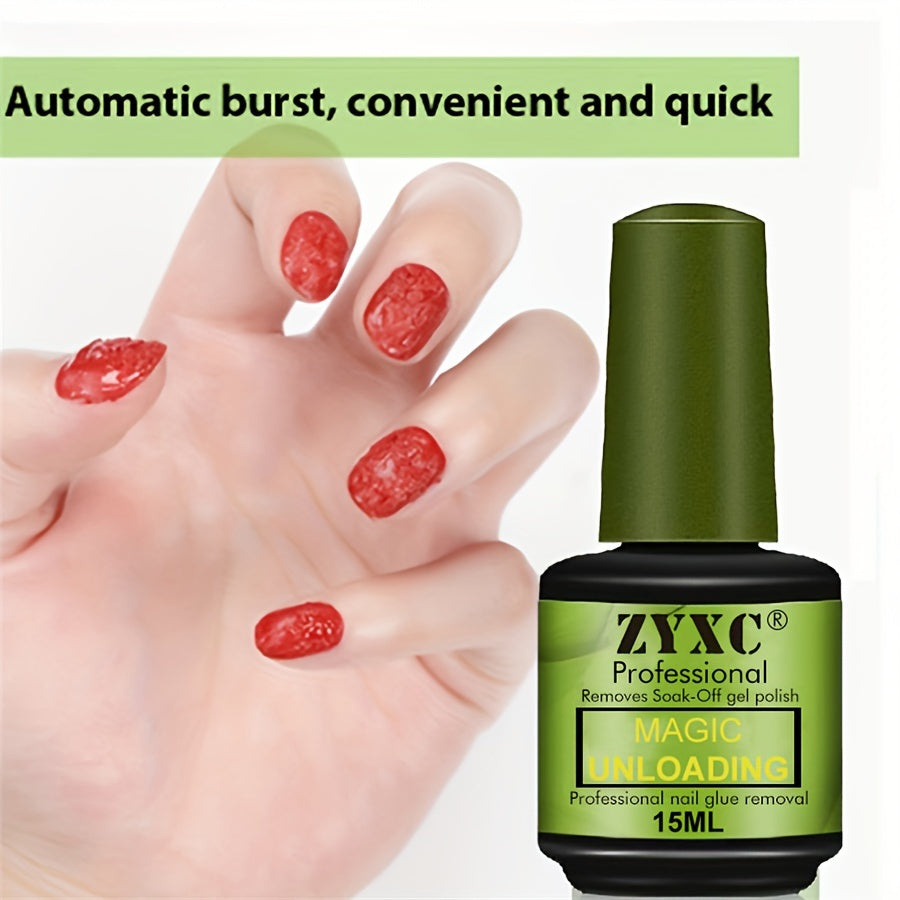 0.51oz Magic Soak-Off Nail Glue Remover – Quick Gel Polish and Nail Polish Remover