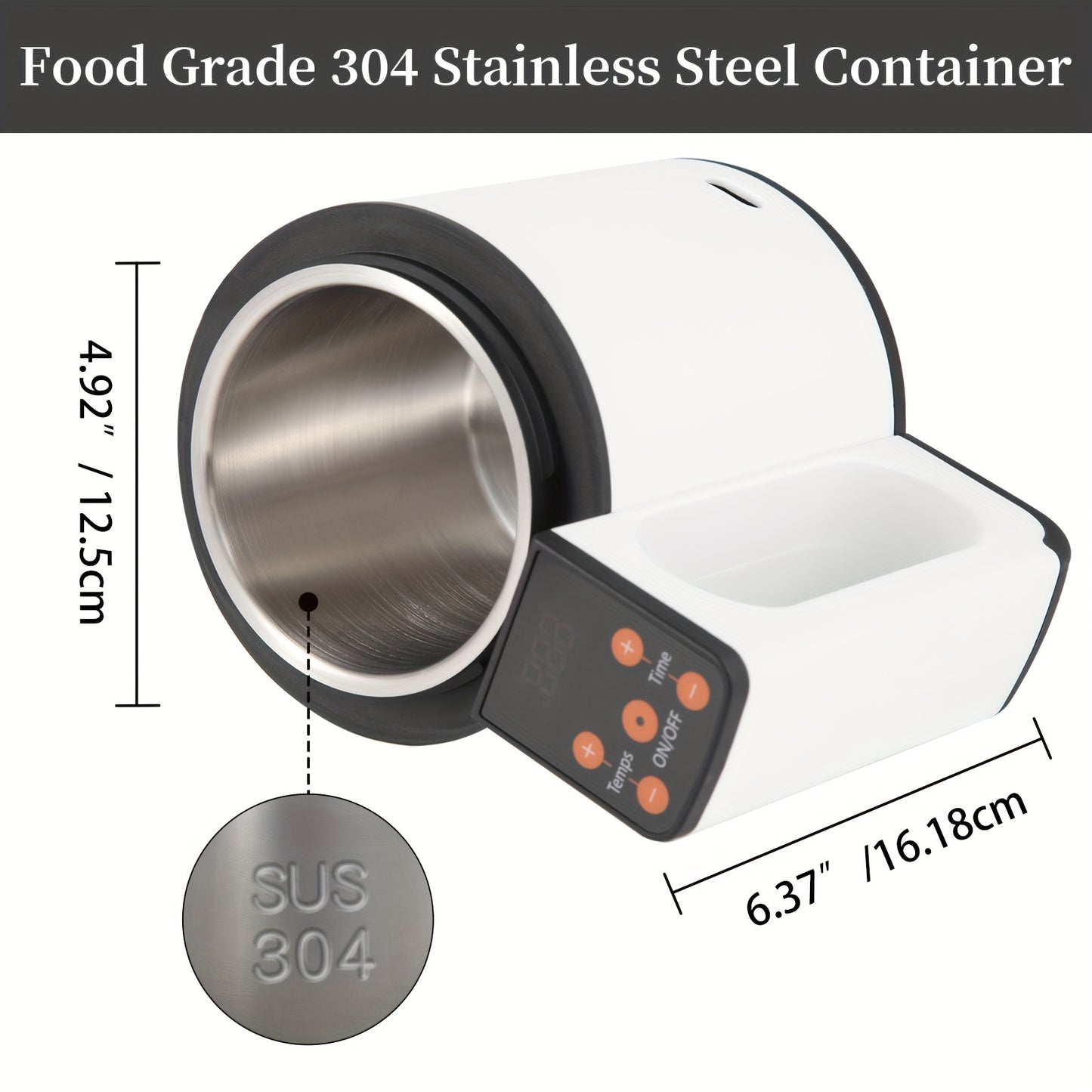 HerbAblility Pro Decarboxylator and Infusion Machine – Easy Herbal Oil, Tincture, Cannabutter Maker with Stainless Steel Canister, Wide Temperature Range, and Recipe Book