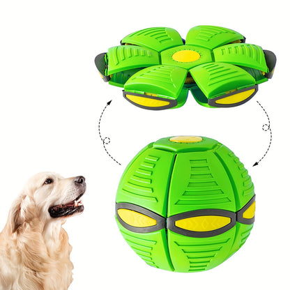 Flying Saucer Bounce Ball – Durable Pet Toy for Dogs, Bouncy Ball for Outdoor Activities and Exercise, Fun and Perfect Gift for Dogs