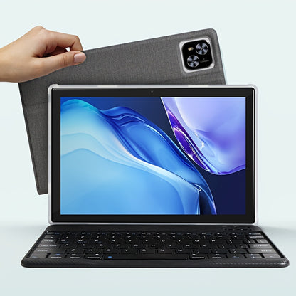 10.1 Inch Android 14 Tablet – 2 in 1 with Keyboard, Mouse, Stylus, 128GB ROM, 12GB RAM, Dual Camera, 5G, 1280x800 Display