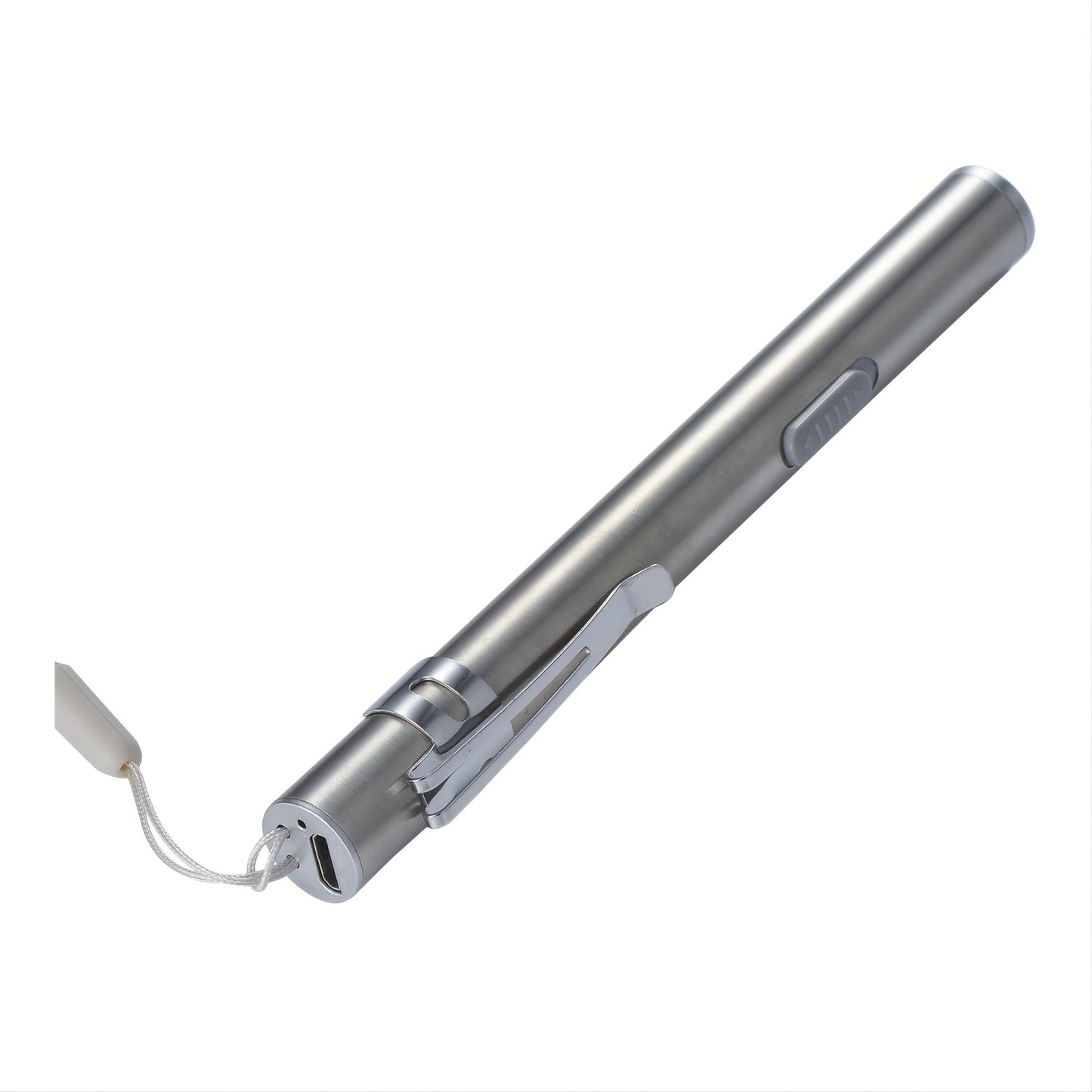 2PCS High Lumen USB Rechargeable Mini LED Flashlight - Portable Pen Light for Outdoor & Emergency Use