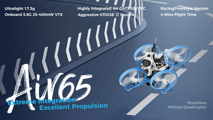 BETAFPV Air65 Brushless Whoop Quadcopter – New 2025 RC Racing Drone