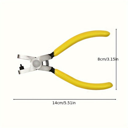 Universal Leather Hole Punch Plier 2.0mm – Hand Strap Wrist Belt Puncher for Watch Bands, Thin Belts, Dog Collars, Shoes and Craft Projects