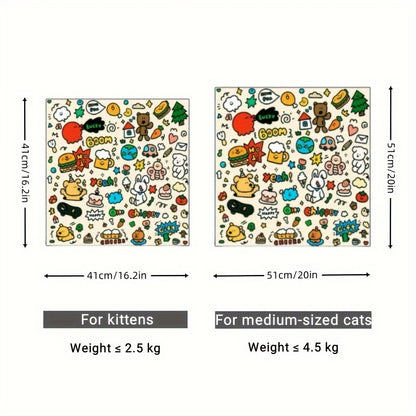 Chatoll Cat Grooming Wrap: Soft, Scratch-Resistant Polyester Pet Protection Sleeve for Easy Medication and Cleaning