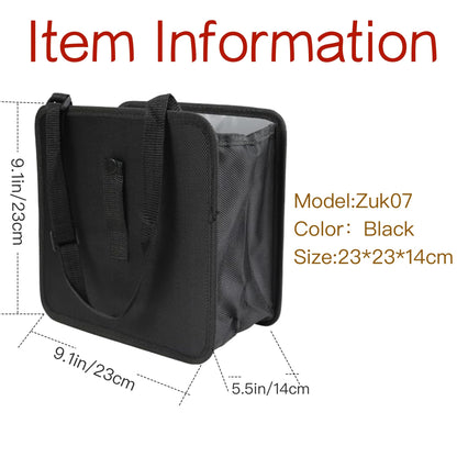 Hanging Car Trash Bag – Premium Waterproof Garbage Organizer, 1.65 Gallon Capacity Litter Bag