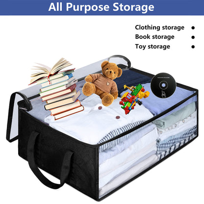 Large Capacity Hat Storage Box – Holds Up to 40 Hats, Multi-Purpose Storage for Toys, Books, DVDs – Space-Saving for Wardrobe, Under-Bed, Bedroom, Dormitory