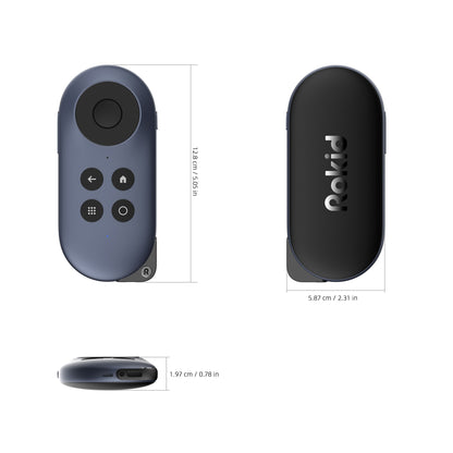 Rokid Max AR Smart Glasses - 360° Micro-OLED Display, HDCP Support for Streaming and Gaming, Compatible with Android, iOS, Windows