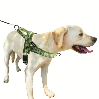 Adjustable Reflective No-Pull Dog Harness Vest – Escape Proof, Comfortable Fit for Small, Medium, Large Dogs, Ideal for Walking, Hiking, Running – King's Day Gift Idea