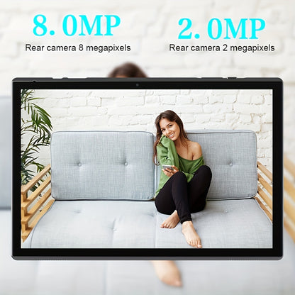 PEICHENG 2024 New 10 Inch Android 14 Tablet - 2GB+4GB RAM, 32GB ROM + 1TB Expandable, RK3326S Quad-Core, Dual-Band 2.4G/5G WiFi, GMS Certified IPS Touch Screen