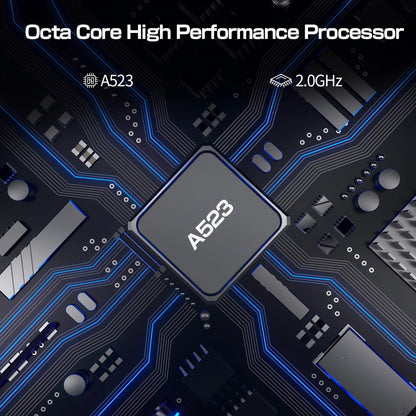 PRITOM 10.1" 2-in-1 Android 14 Tablet - Includes Keyboard, Mouse, Protective Case, Stylus, 128GB ROM, 4GB+4GB RAM, 8MP Dual Camera, 8-Core Processor, 8000mAh Battery, 1280x800 IPS HD Display, Wi-Fi