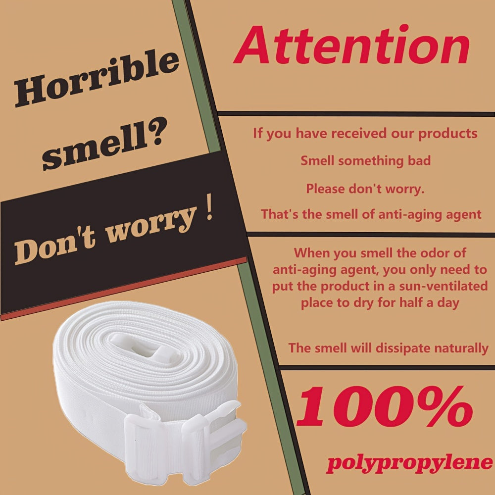 Bed Strap Mattress Joiner – 33ft Long Bed Connector Strap with Adjustable Buckle, Reduces Burden and Keeps Mattresses Together