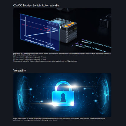 SKYRC B6ACneo Balance Charger - 200W DC, 60W AC, 10A Smart Battery Charger for LiPo LiFe LiIon LiHV NiMH NiCd Pb