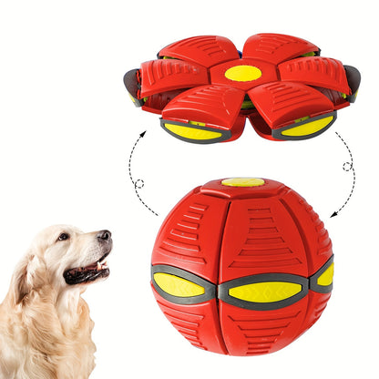 Flying Saucer Bounce Ball – Durable Pet Toy for Dogs, Bouncy Ball for Outdoor Activities and Exercise, Fun and Perfect Gift for Dogs