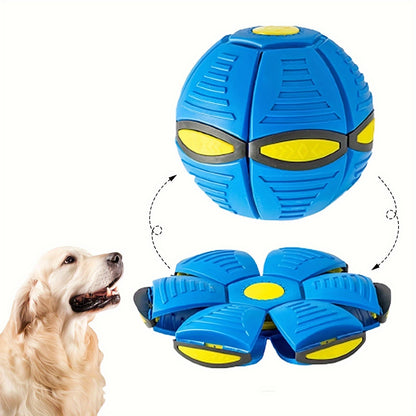 Flying Saucer Bounce Ball – Durable Pet Toy for Dogs, Bouncy Ball for Outdoor Activities and Exercise, Fun and Perfect Gift for Dogs