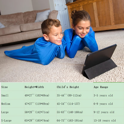 Children's Body Socks - Sensory Dynamic Movement Socks, Home Sleeping Bag for Eid Mubarak and Christmas Gifts, Halloween Ready