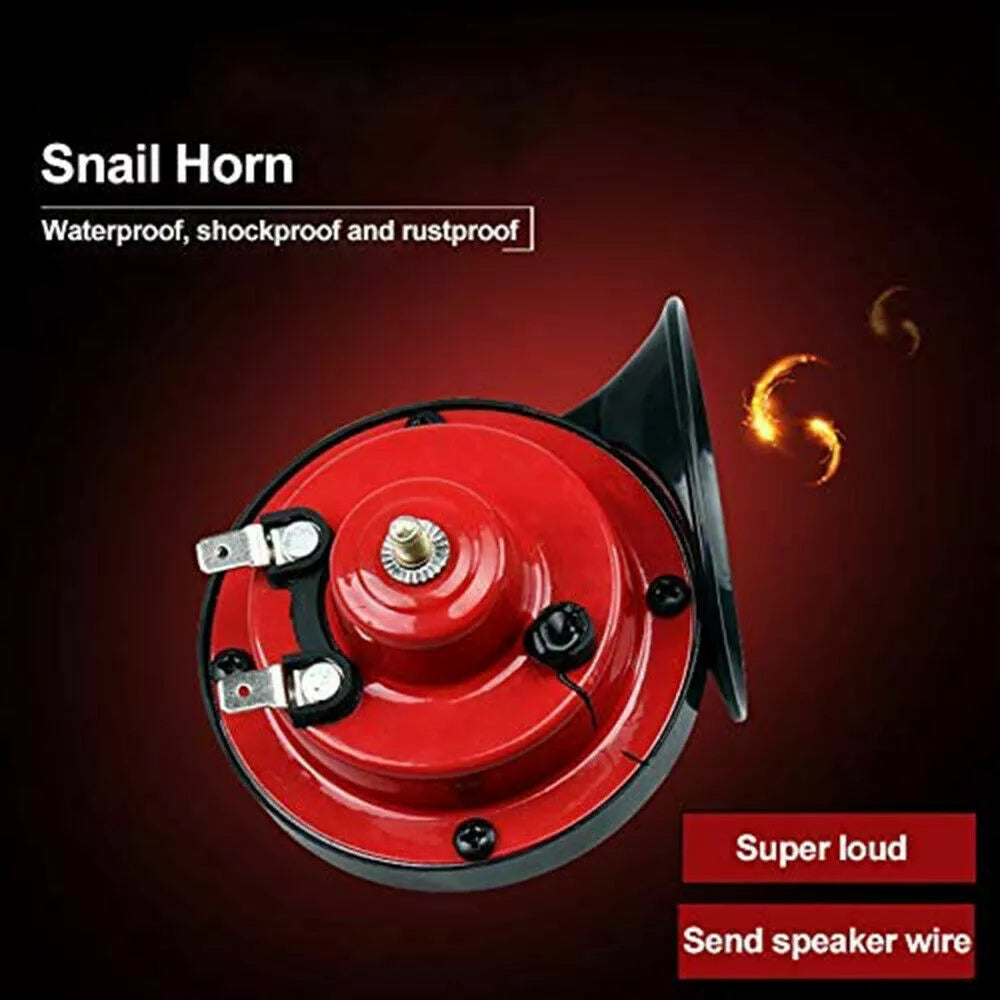 300DB Super Train Horn – 12V Electric Horn for Trucks, SUVs, Cars, Boats, Motorcycles, and Ships