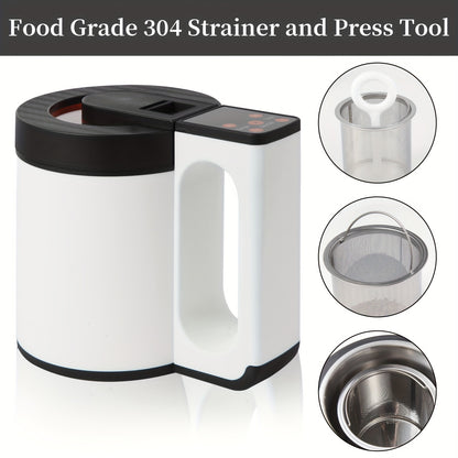 HerbAblility Pro Decarboxylator and Infusion Machine – Easy Herbal Oil, Tincture, Cannabutter Maker with Stainless Steel Canister, Wide Temperature Range, and Recipe Book