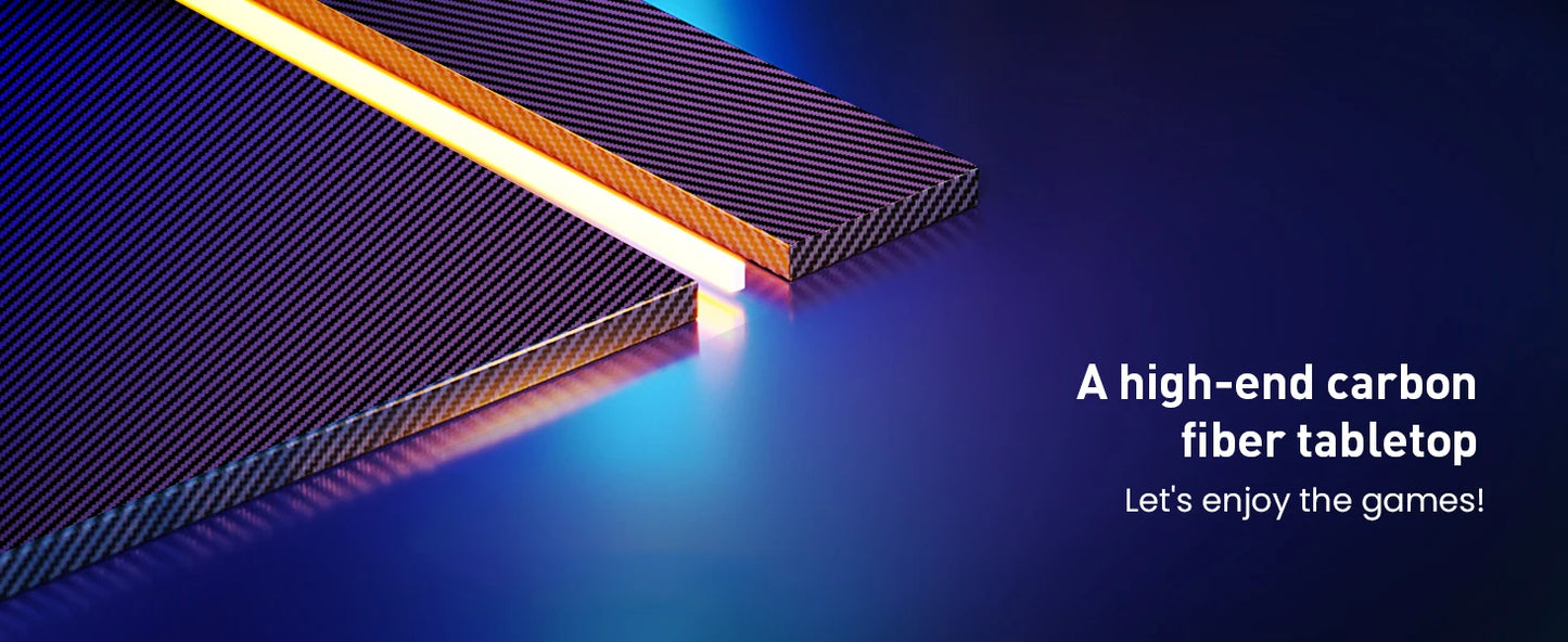 L-Shaped Gaming Desk with Drawers – Carbon Fiber Computer Desk with Monitor Arm for Home Office