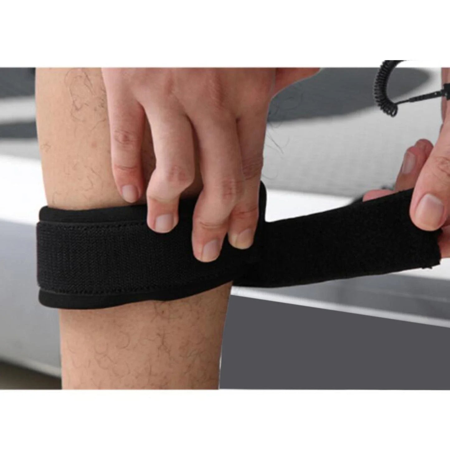 Surfboard Leash 6-10ft — SUP & Paddle Board Leg Rope with TPU Stainless Swivels