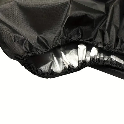 Outdoor Stackable Chair Dust Cover – Waterproof Black Furniture Protection Bag