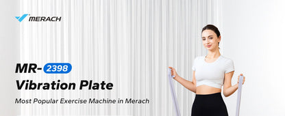 MERACH Vibration Plate Exercise Machine — Whole Body Fitness Platform for Weight Loss & Body Shaping