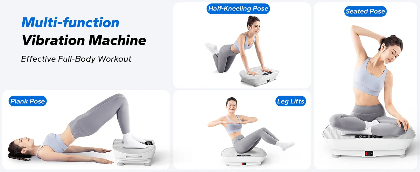 MERACH Vibration Plate Exercise Machine — Whole Body Fitness Platform for Weight Loss & Body Shaping