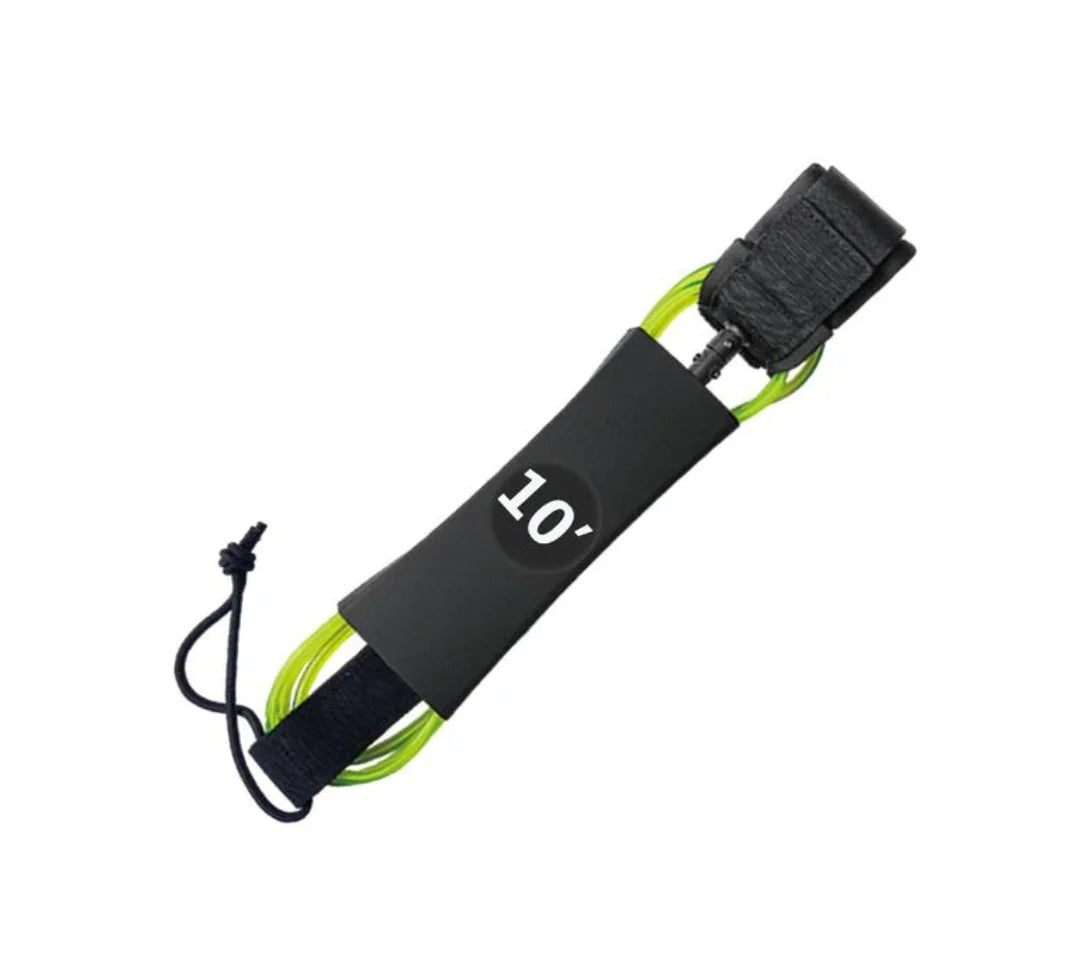 Surfboard Leash 6-10ft — SUP & Paddle Board Leg Rope with TPU Stainless Swivels