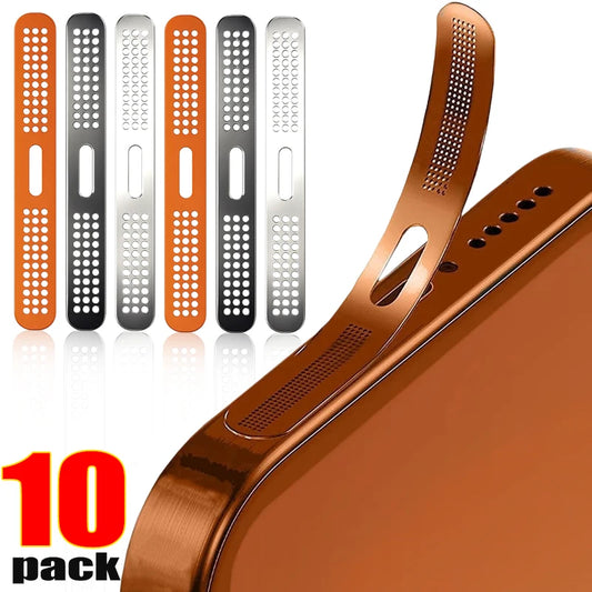 iPhone 17 Pro/Pro Max Metal Dustproof Mesh Sticker – Anti-Dust Earpiece Protector (1-10PCS)