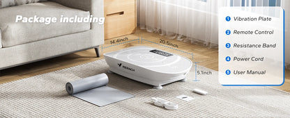 MERACH Vibration Plate Exercise Machine — Whole Body Fitness Platform for Weight Loss & Body Shaping