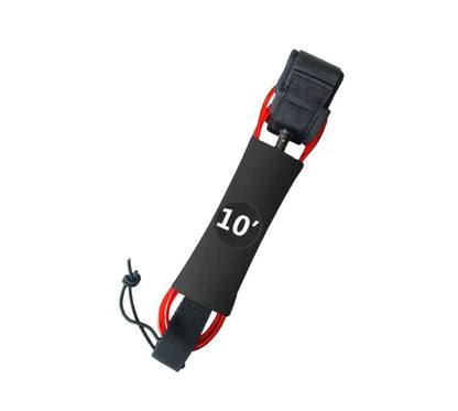Surfboard Leash 6-10ft — SUP & Paddle Board Leg Rope with TPU Stainless Swivels