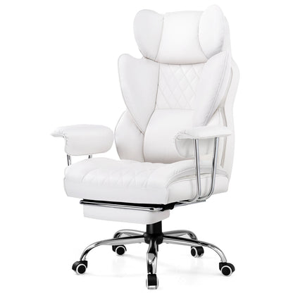 Big and Tall Gaming Chair with Ergonomic Lumbar Support and Footrest Office Chair