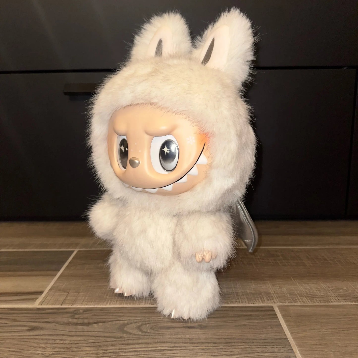 Premium Labubu Zimomo Angel Doll Clothes Set  — 17cm Mokoko Vinyl Pendant Plush & Clothes Set (Fits Labubu 1st & 2nd Gen) — Birthday Gift